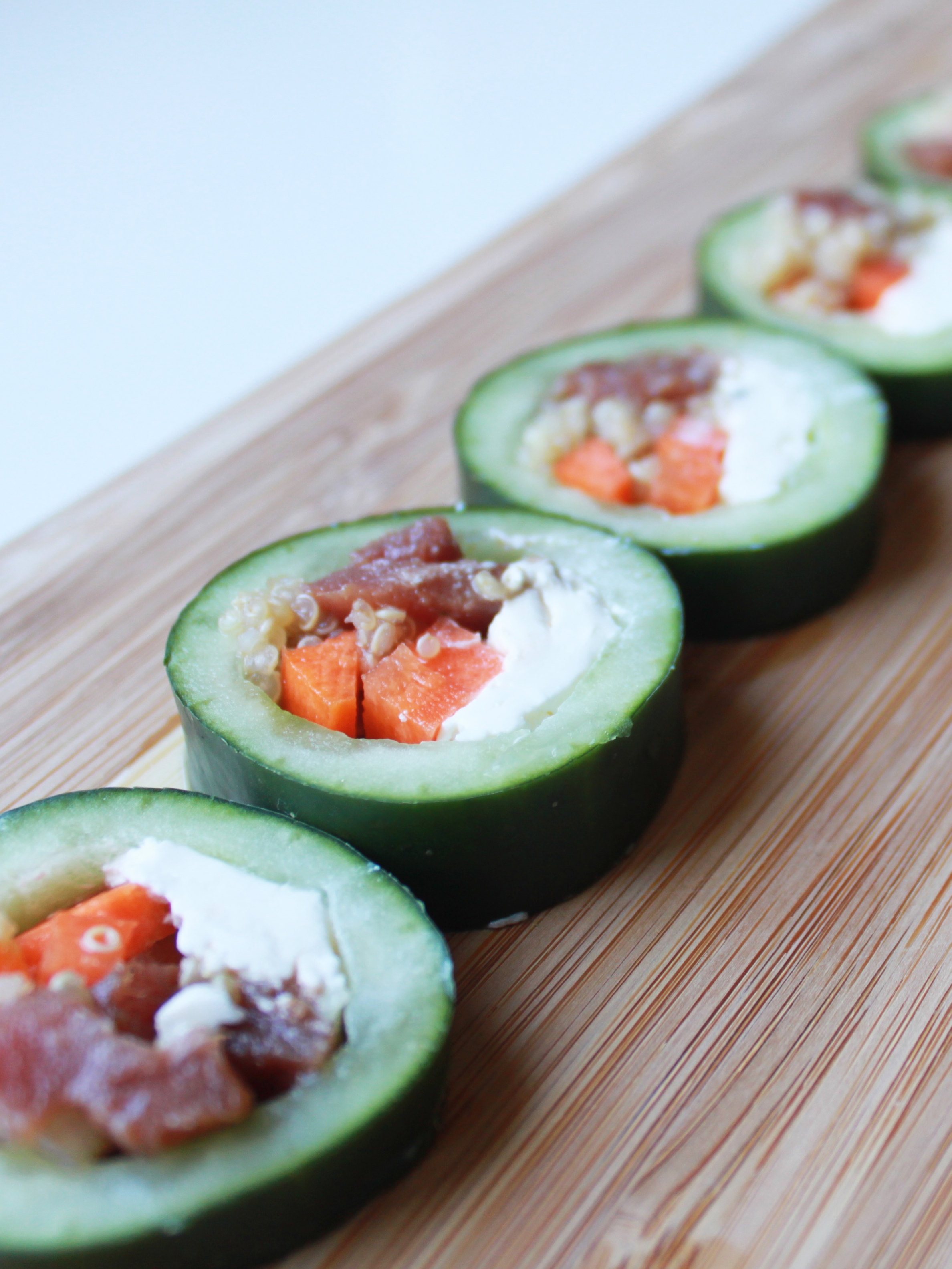 Mini Cucumber Sushi